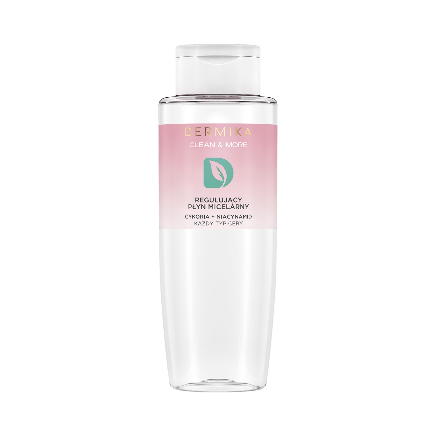 70225271601026151 Clean & More dwufazowy regulujący płyn micelarny do każdego typu cery Cykoria & Niacynamid 400ml - obrazek 1