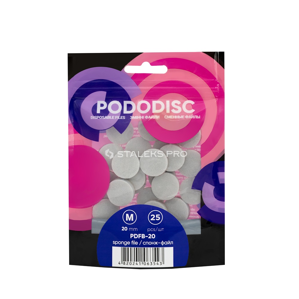 7025511712813666 PodoDisc Pro Expert wymienne nakładki polerujące M 25szt - obrazek 1