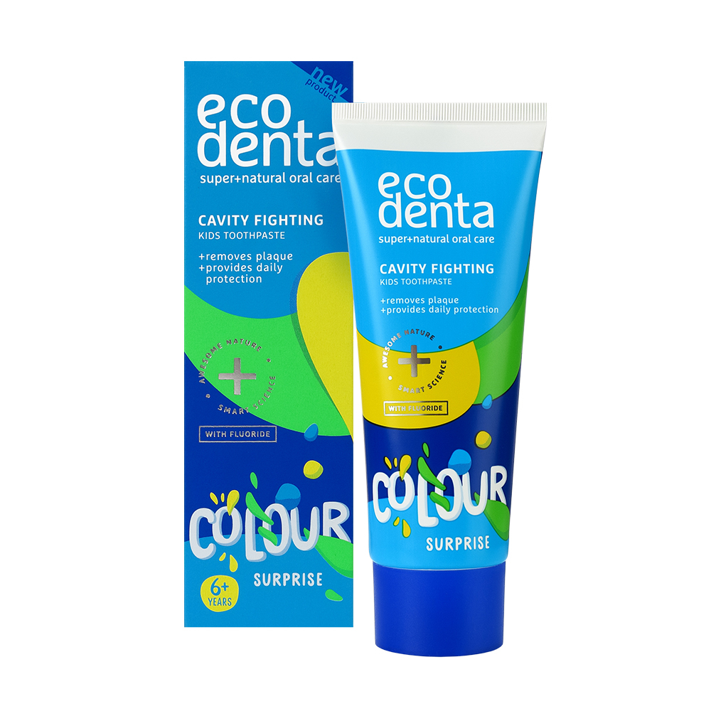 70262941632112110 Colour Surprise Cavity Fighting Kids Toothpaste 6+ pasta do zębów dla dzieci przeciw próchnicy 75ml - obrazek 1