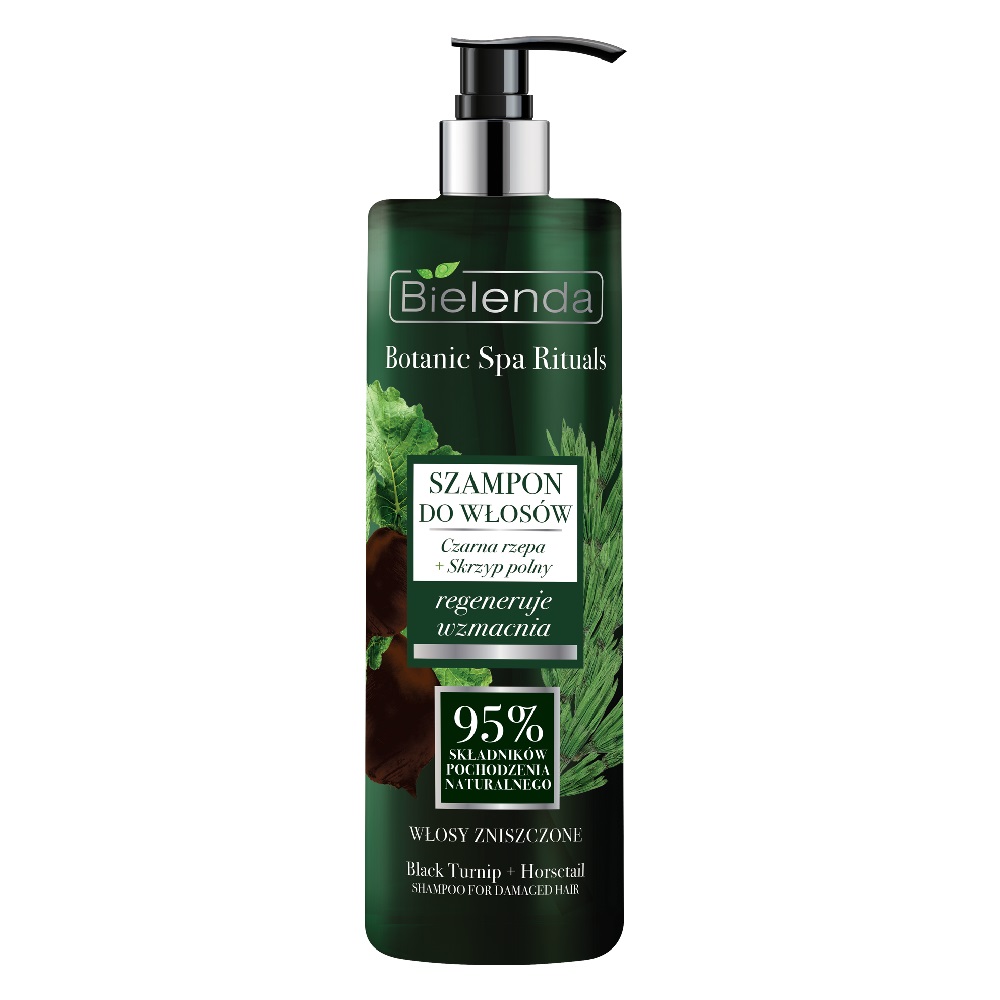 70267631674805866 Botanic Spa Rituals szampon do włosów zniszczonych Czarna Rzepa + Skrzyp Polny 400ml - obrazek 1