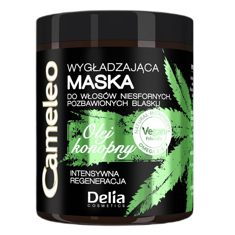 70356761708431849 Green Hair Care wygładzająca maska z olejem konopnym do włosów niesfornych 250ml - obrazek 1
