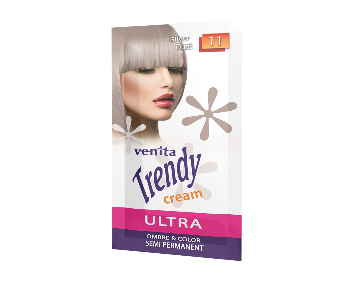 70378131621942416 Trendy Cream Ultra krem do koloryzacji włosów 11 Silver Dust 35ml - obrazek 1