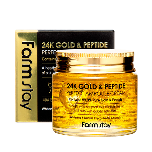 70499741604988858 24K Gold & Peptide Perfect Ampoule Cream ampułka do twarzy z 24-karatowym złotem i peptydami 80ml - obrazek 1