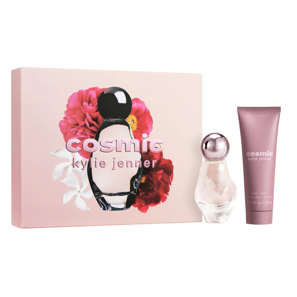 70509331750855123 Cosmic Kylie Jenner zestaw woda perfumowana spray 50ml + balsam do ciała 75ml - obrazek 1