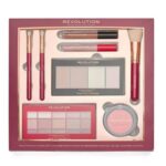 Reloaded Collection zestaw paleta cieni do powiek + róż do policzków + błyszczyk do ust x2 + pędzel do cieni do powiek x2 + pędzel do konturowania + paleta do konturowana