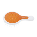 Mini Superbrush mała szczotka do rozczesywania włosów Biało-Pomarańczowa