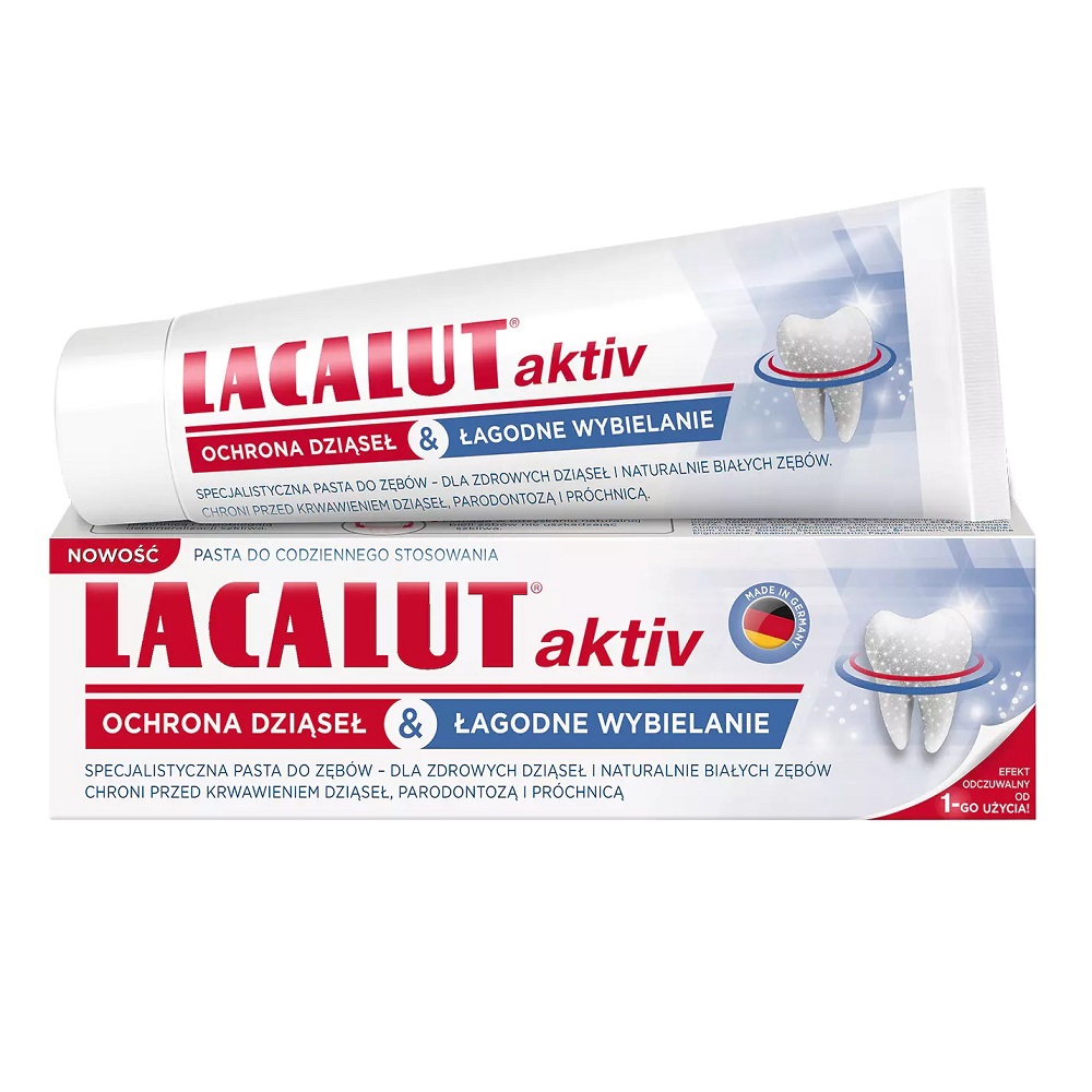 70745381748358964 Aktiv Ochrona Dziąseł & Łagodne Wybielanie specjalistyczna pasta do zębów 75ml - obrazek 1