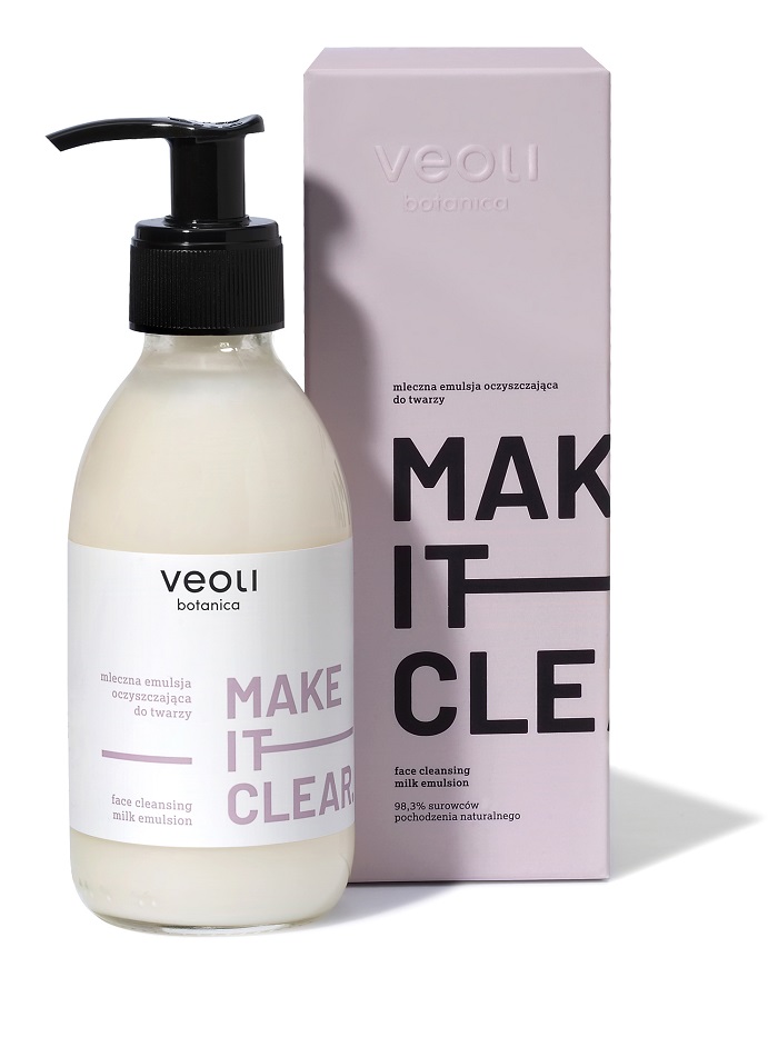 70779041582626832 Make It Clear mleczna emulsja oczyszczająca do twarzy 200ml - obrazek 1