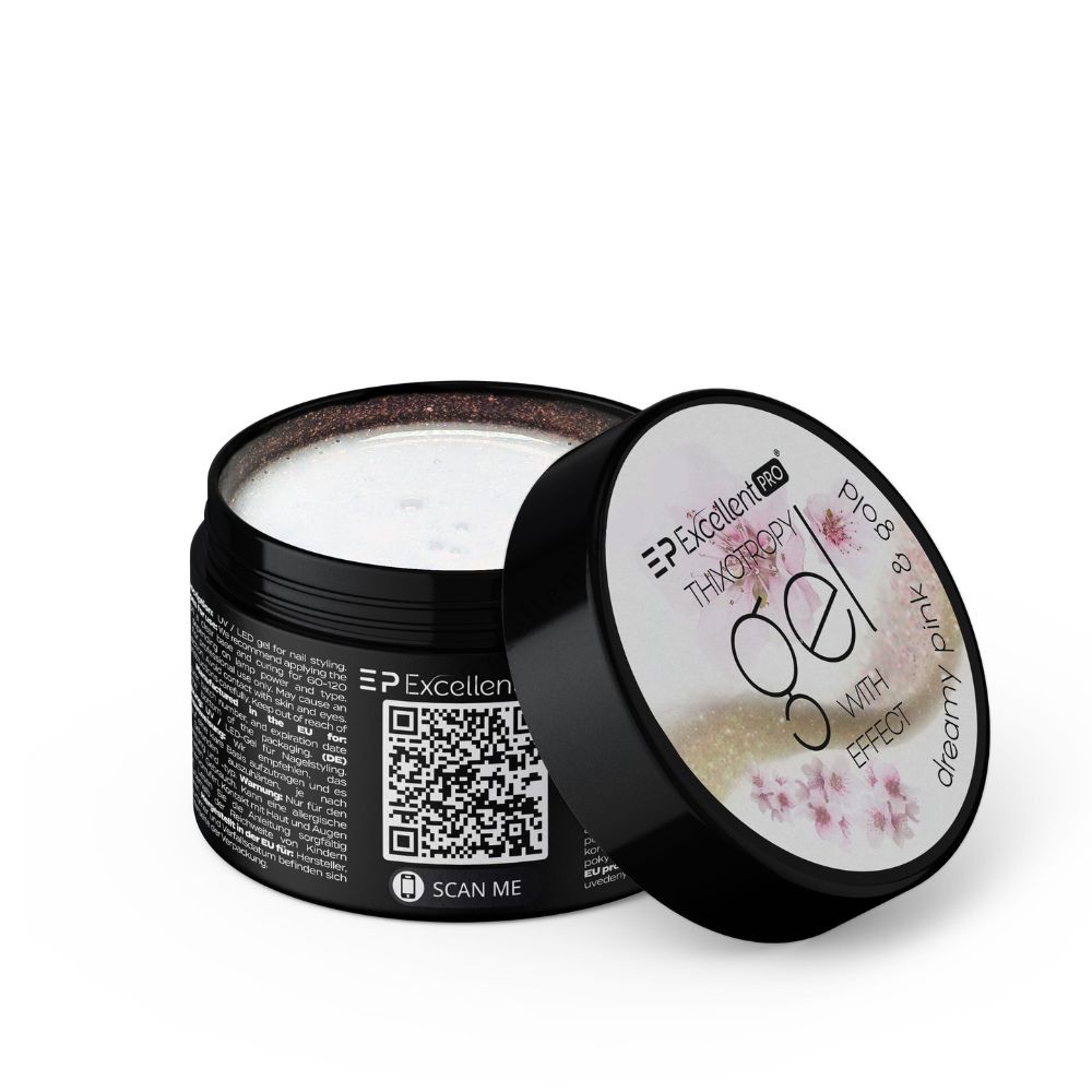 70786721761330286 Thixotropy Gel With Effect żel budujący Dreamy Pink&Gold 50g - obrazek 1