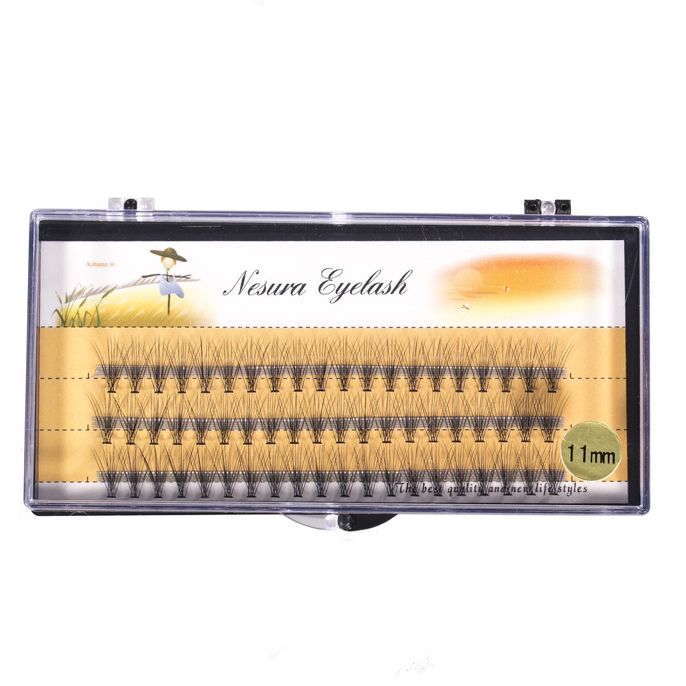 70794991726643754 Nesura kępki rzęs premium 11mm 60szt - obrazek 1