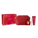 Seductive Red zestaw woda toaletowa spray 75ml + woda toaletowa spray 15ml + balsam do ciała 100ml + kosmetyczka