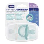 PhysioForma Luxe smoczek silikonowy uspokajający 16-36m Niebieski 2szt.