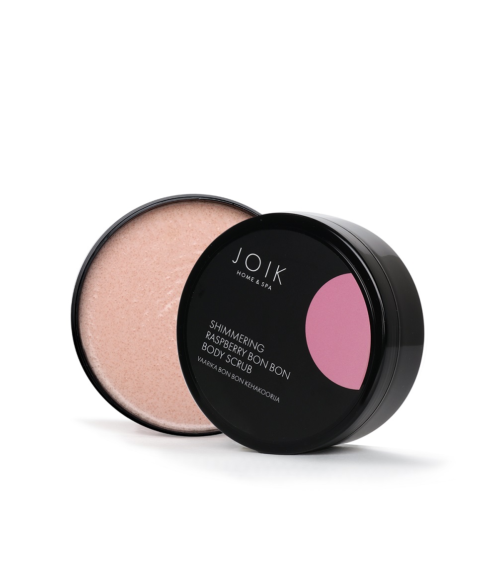 71058721644514068 Home&Spa Shimmering Body Scrub rozświetlający peeling do ciała Malinowy Cukierek 210g - obrazek 1