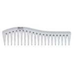 Wavy Comb grzebień do każdego rodzaju włosów Chromowany