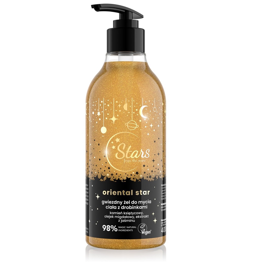71202431698138101 Oriental Star gwiezdny żel do mycia ciała z drobinkami 400ml - obrazek 1