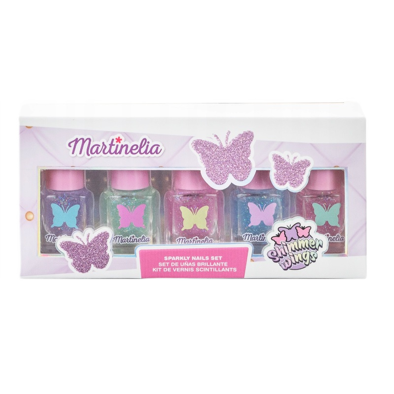 71220541710493098 Shimmer Wings Nail Polish Set zestaw brokatowych lakierów do paznokci 5szt - obrazek 1