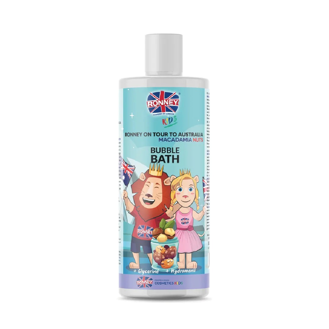 71324031648555885 Kids On Tour To Australia Bubble Bath delikatny płyn do kąpieli dla dzieci Orzechy Makadamia 300ml - obrazek 1