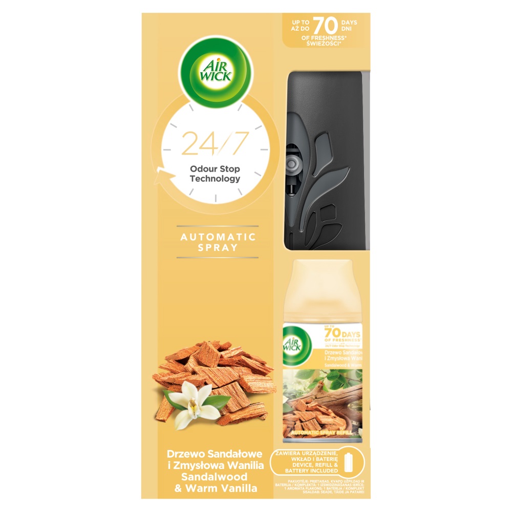 71377091677143501 Freshmatic automatyczny odświeżacz powietrza i wkład Drzewo Sandałowe 250ml - obrazek 1