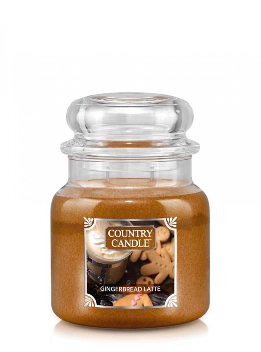 71414041602762813 Średnia świeca zapachowa z dwoma knotami Gingerbread Latte 453g - obrazek 1