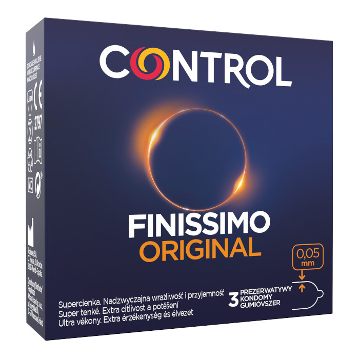 71472261682477656 Finissimo Original bardzo cienkie prezerwatywy z naturalnego lateksu 3szt. - obrazek 1