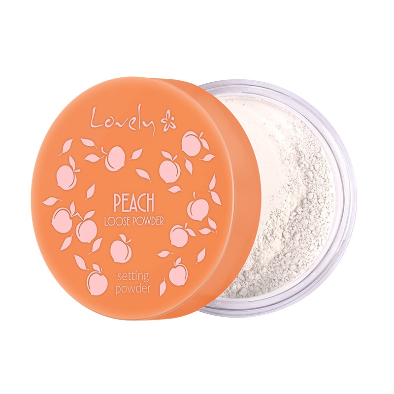 71514251631253400 Peach Loose Powder transparentny puder do twarzy o delikatnym brzoskwiniowym kolorze i zapachu 9g - obrazek 1