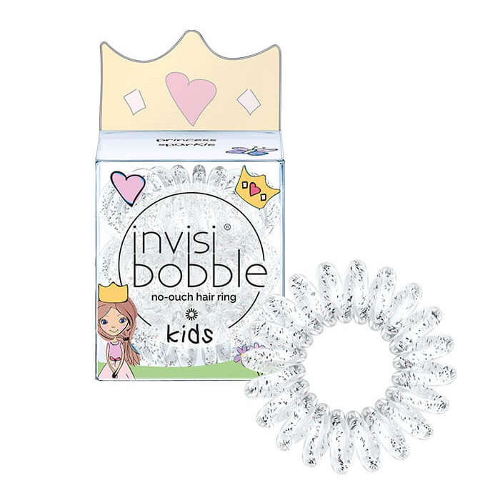 71573261699871114 Kids przezroczyste gumki do włosów Princess Sparkle 3szt. - obrazek 1