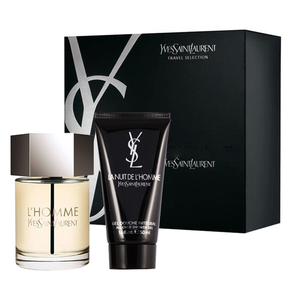 7166291729792842 L'Homme zestaw woda toaletowa spray 100ml + żel pod prysznic 50ml - obrazek 1