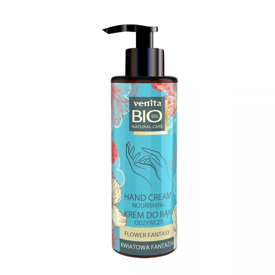 71689151659088594 Bio Natural Care Hand Cream odżywczy krem do rąk Flower Fantasy 100ml - obrazek 1
