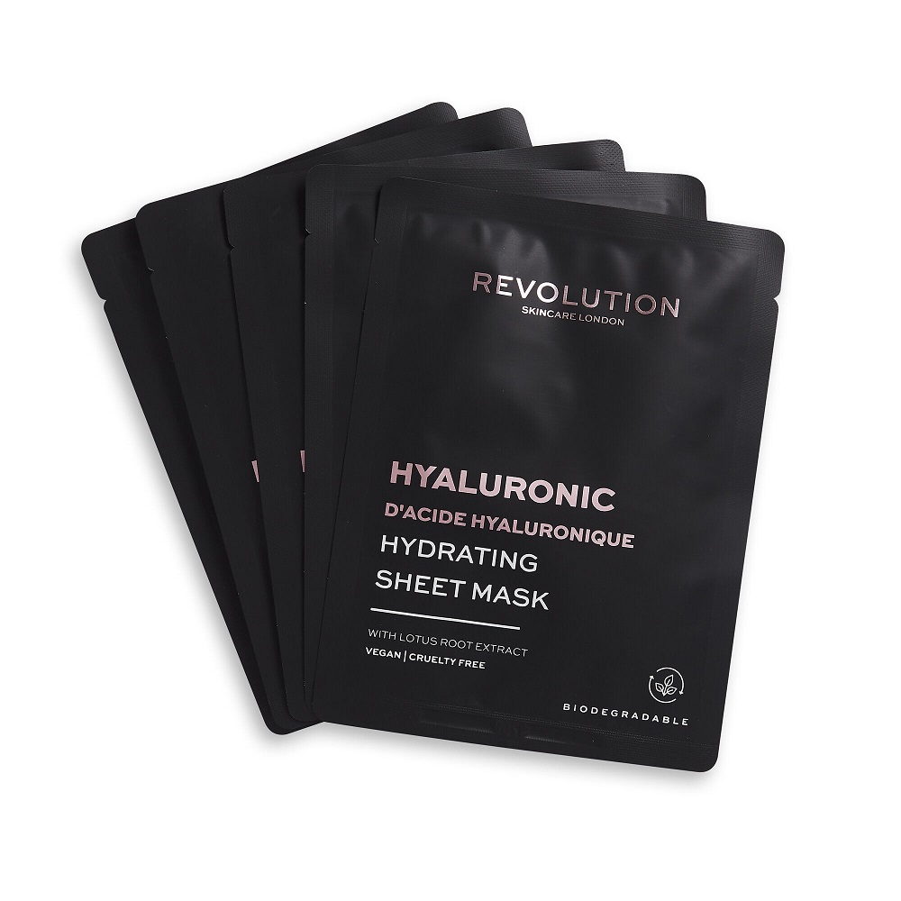 71705721661232135 Skincare Hyaluronic Acid Hydrating Sheet Mask nawilżająca maseczka w płachcie z kwasem hialuronowym 5szt. - obrazek 1