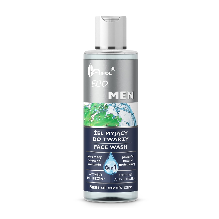 71746151675862127 Eco Men żel myjący do twarzy 200ml - obrazek 1