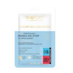 Luxury Golden Socks złota zmiękczająca maska do stóp w formie skarpet 1 para
