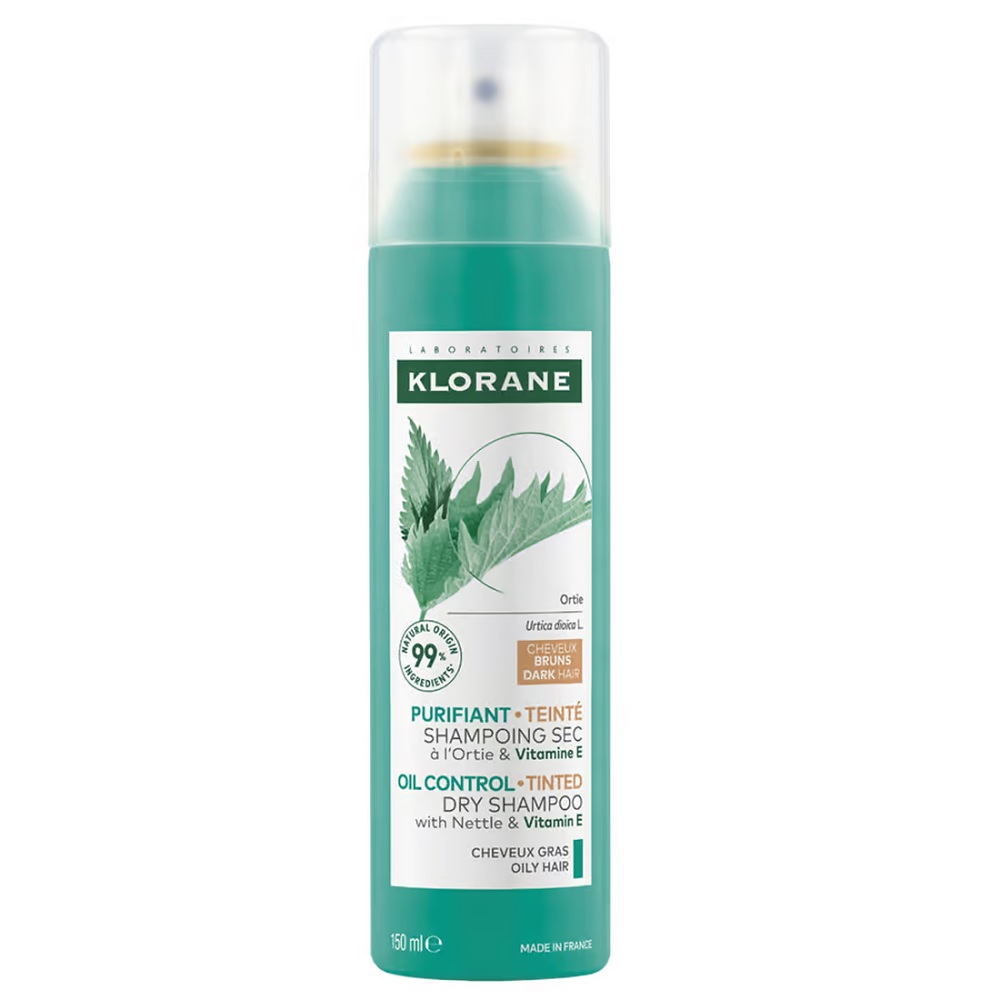71803821753951323 Oil Control Dry Shampoo suchy szampon z pokrzywą i witaminą E – z pigmentem 150ml - obrazek 1