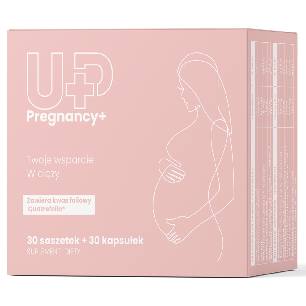 71812951750658147 Pregnancy+ UP zdrowa ciąża suplement diety 30 saszetek + 30 kapsułek - obrazek 1