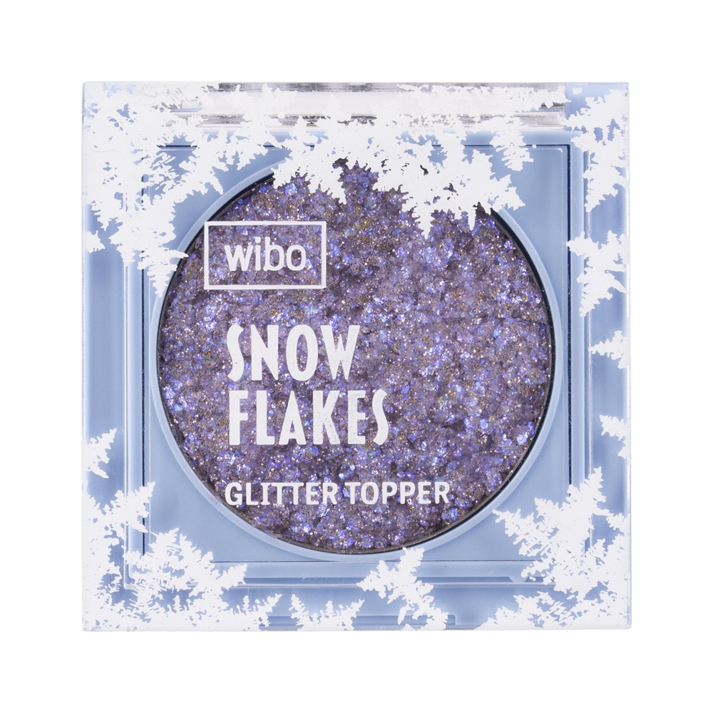 71847981732540035 Snow Flakes Glitter Eyeshadow intensywnie połyskujący topper do powiek 2 Amethyst 2g - obrazek 1