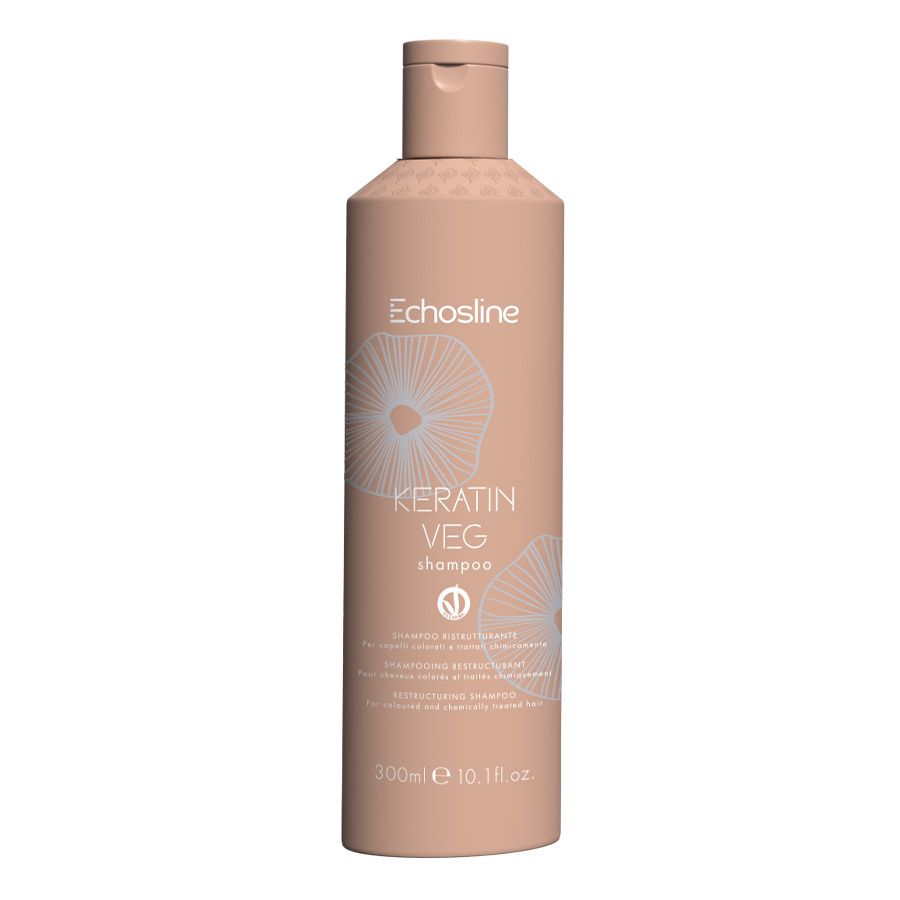 71877981708519389 Keratin Veg regenerujący szampon do włosów 300ml - obrazek 1