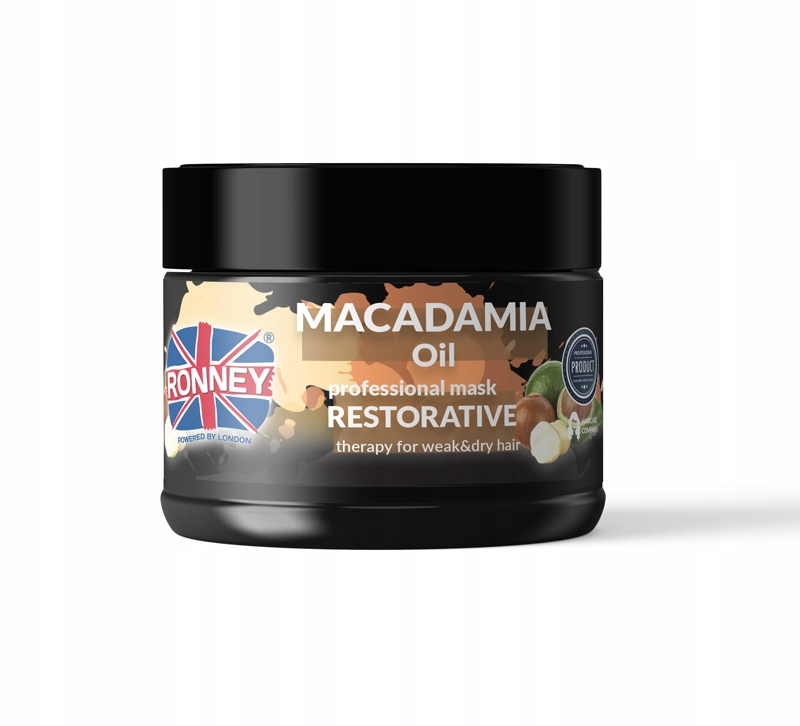 71894711648559455 Macadamia Oil Professional Mask Restorative wzmacniająca maska do włosów suchych i osłabionych 300ml - obrazek 1