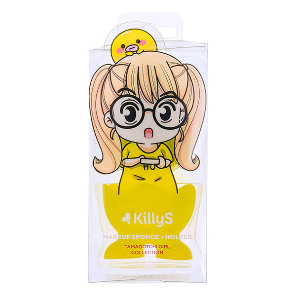 71958831688130417 Tamagotchi Girl gąbeczka do makijażu ze stojakiem Lime 1szt. - obrazek 1