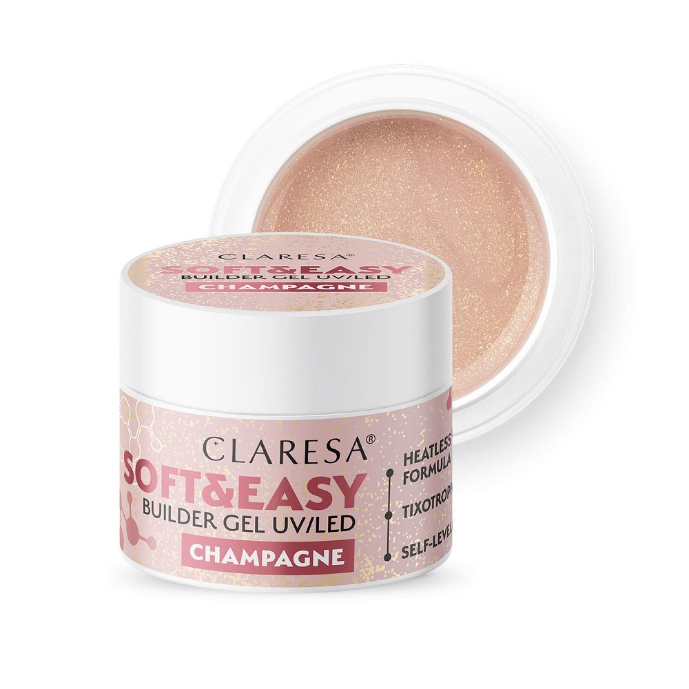 7197631743065325 Soft&Easy Builder Gel żel budujący Champagne 12g - obrazek 1