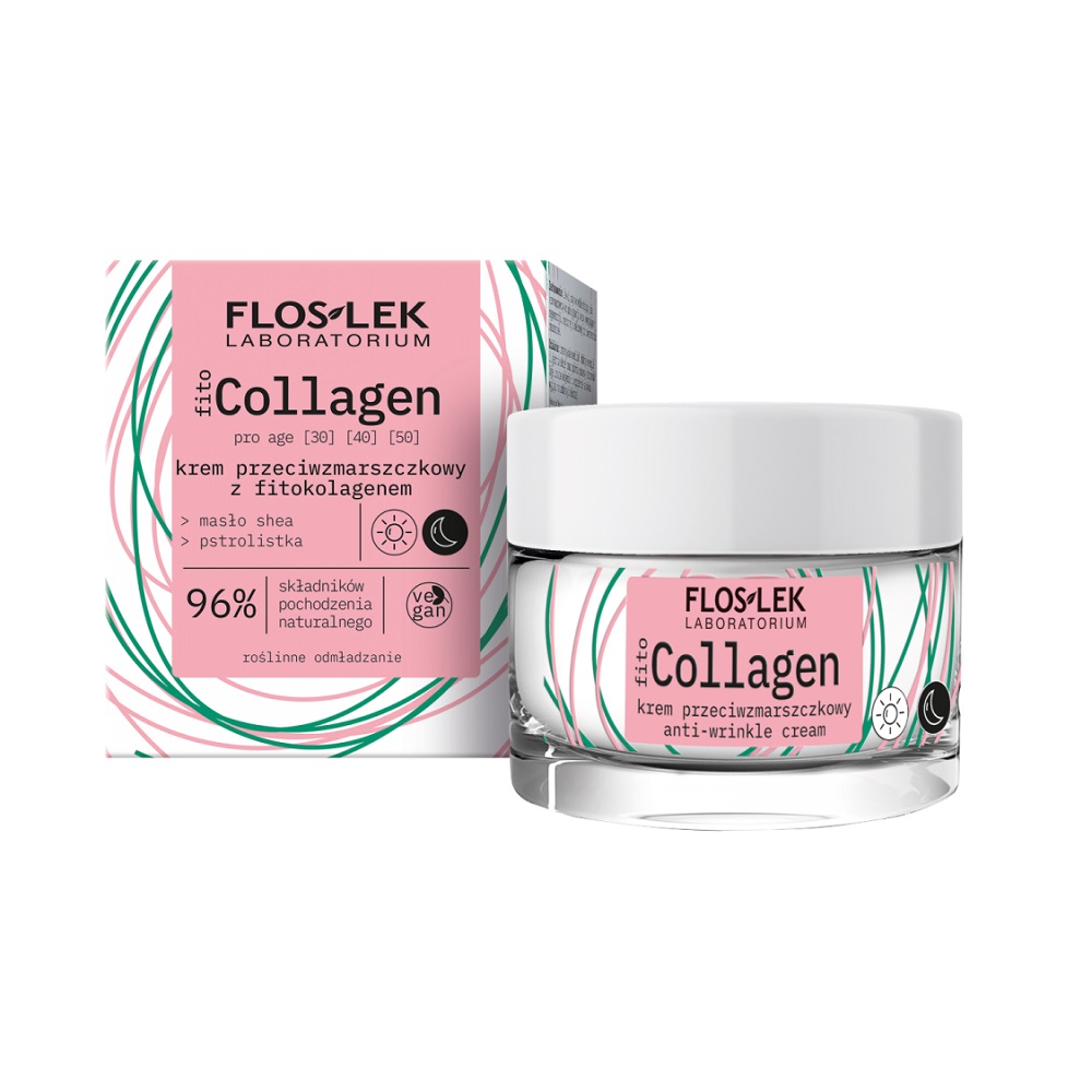 72110721650518987 fitoCollagen Pro Age krem przeciwzmarszczkowy z fitokolagenem na dzień i na noc 50ml - obrazek 1