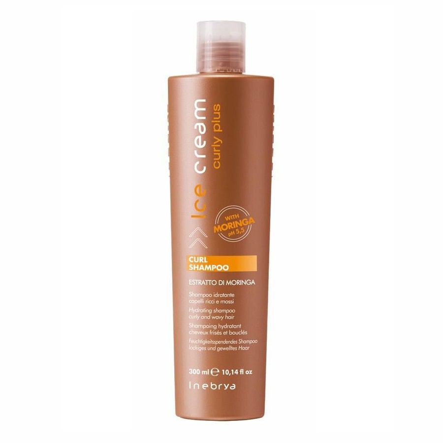 72111711644821781 Ice Cream Curly Plus Shampoo nawilżający szampon do włosów kręconych i falowanych 300ml - obrazek 1