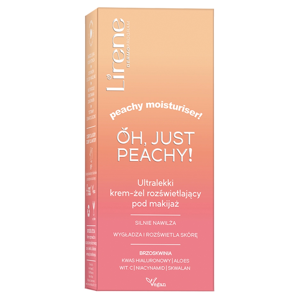 72139441649406641 Oh Just Peachy! ultralekki krem-żel rozświetlający pod makijaż 50ml - obrazek 1