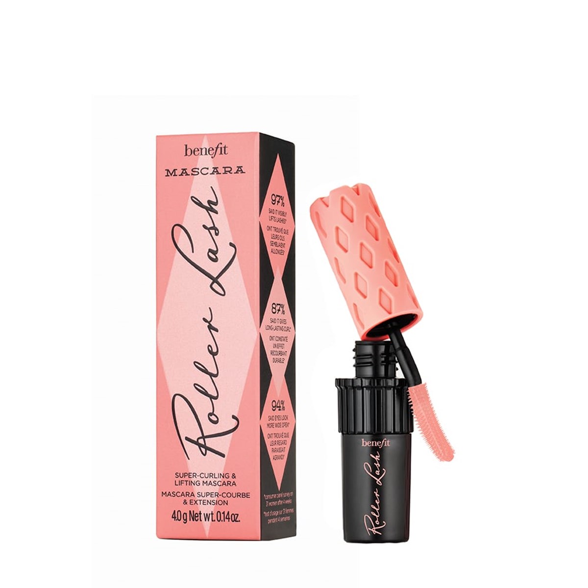 72273911622798152 Roller Lash Curling & Lifting Mascara podkręcająco-liftingujący tusz do rzęs Black 4g - obrazek 1