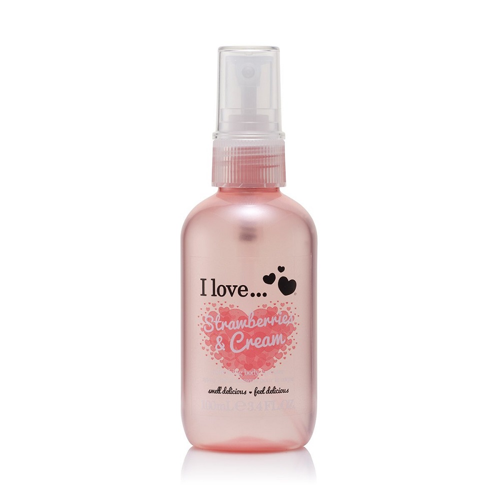 72327281696925266 Refreshing Body Spritzer odświeżająca mgiełka do ciała Strawberries & Cream 100ml - obrazek 1