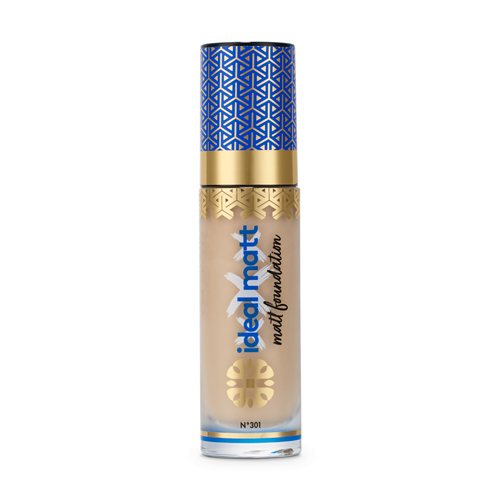 72331451664447718 Ideal Matt Mattifying Foundation mineralny podkład matujący 301 Buff 30ml - obrazek 1