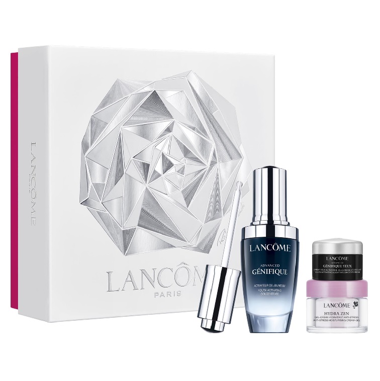 72341641669716617 Advanced Genifique zestaw Youth Activating Concentrate serum do twarzy 30ml + Advanced Genifique Yeux Mini krem pod oczy 5ml + Hydra Zen Moisturizing Cream Gel krem-żel na dzień 15ml - obrazek 1