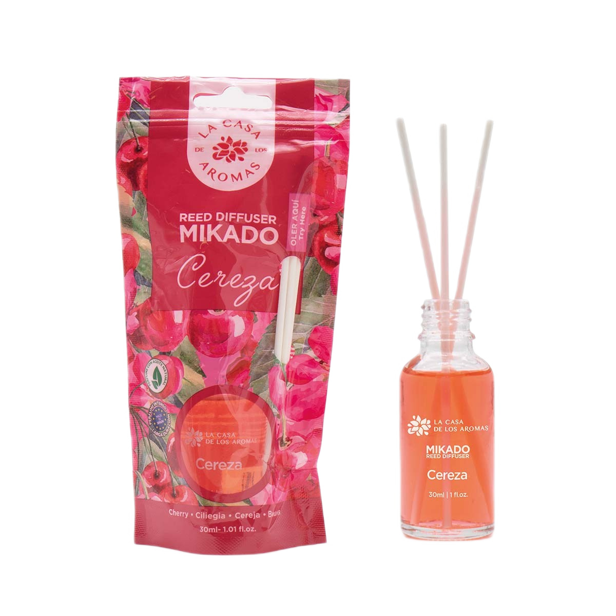 72349711749225577 Mikado patyczki zapachowe Wiśnia 30ml - obrazek 1