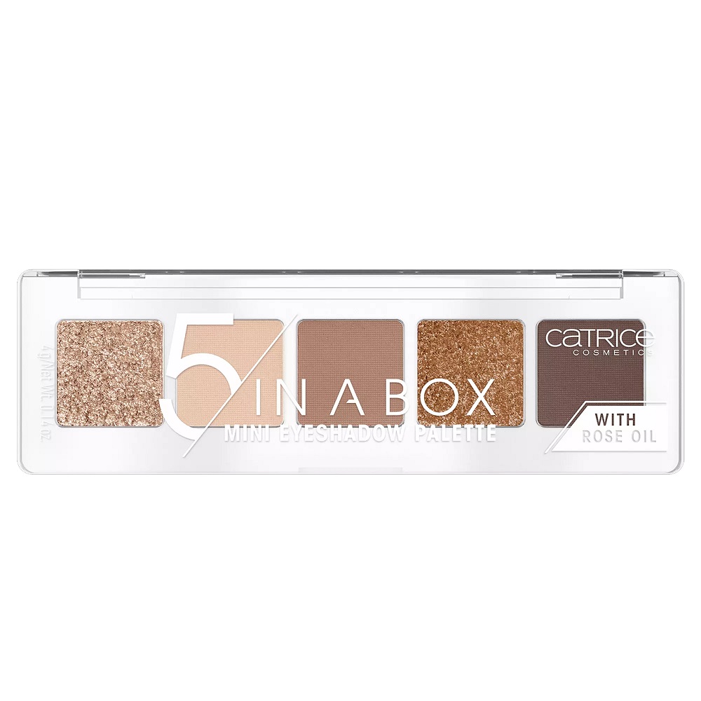 72393841715100090 5 In A Box mini paleta cieni do powiek 010 Golden Nude Look 4g - obrazek 1