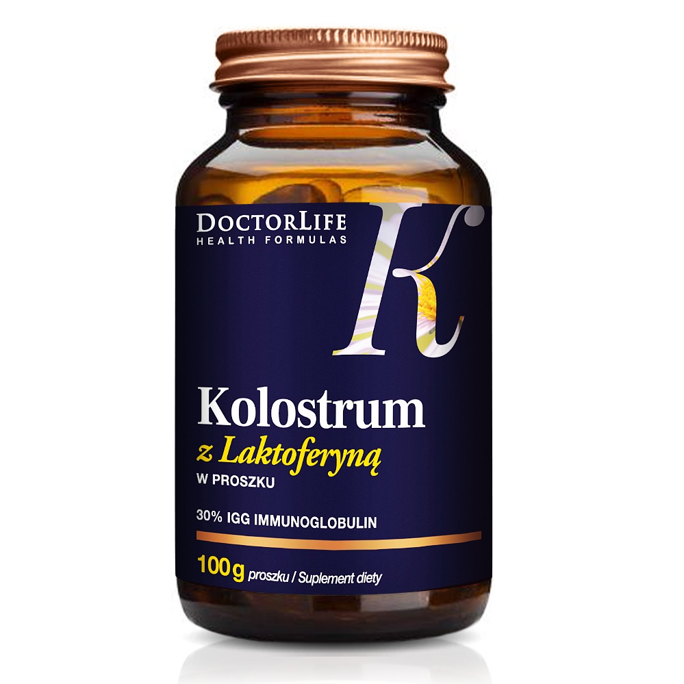 72431031686563384 Kolostrum z Laktoferyną suplement diety 100g - obrazek 1