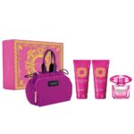 Bright Crystal Absolu zestaw woda perfumowana spray 90ml + balsam do ciała 100ml + żel pod prysznic 100ml + torba kosmetyczna