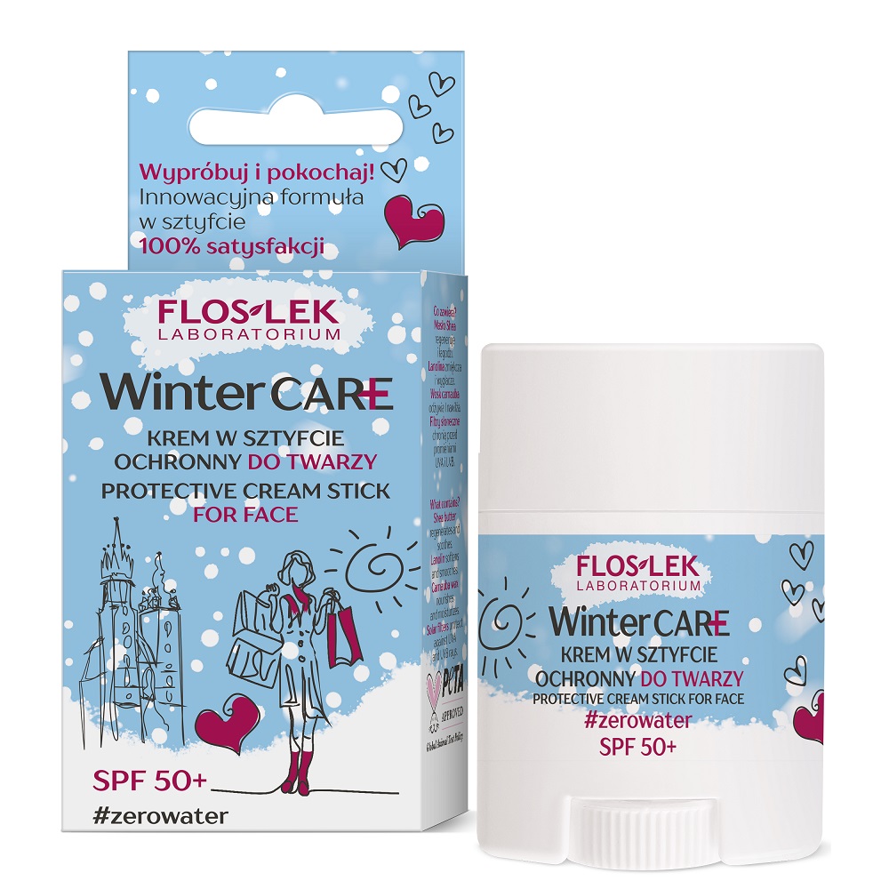 72570901699418008 Winter Care krem w sztyfcie ochronny do twarzy SPF50+ 24g - obrazek 1